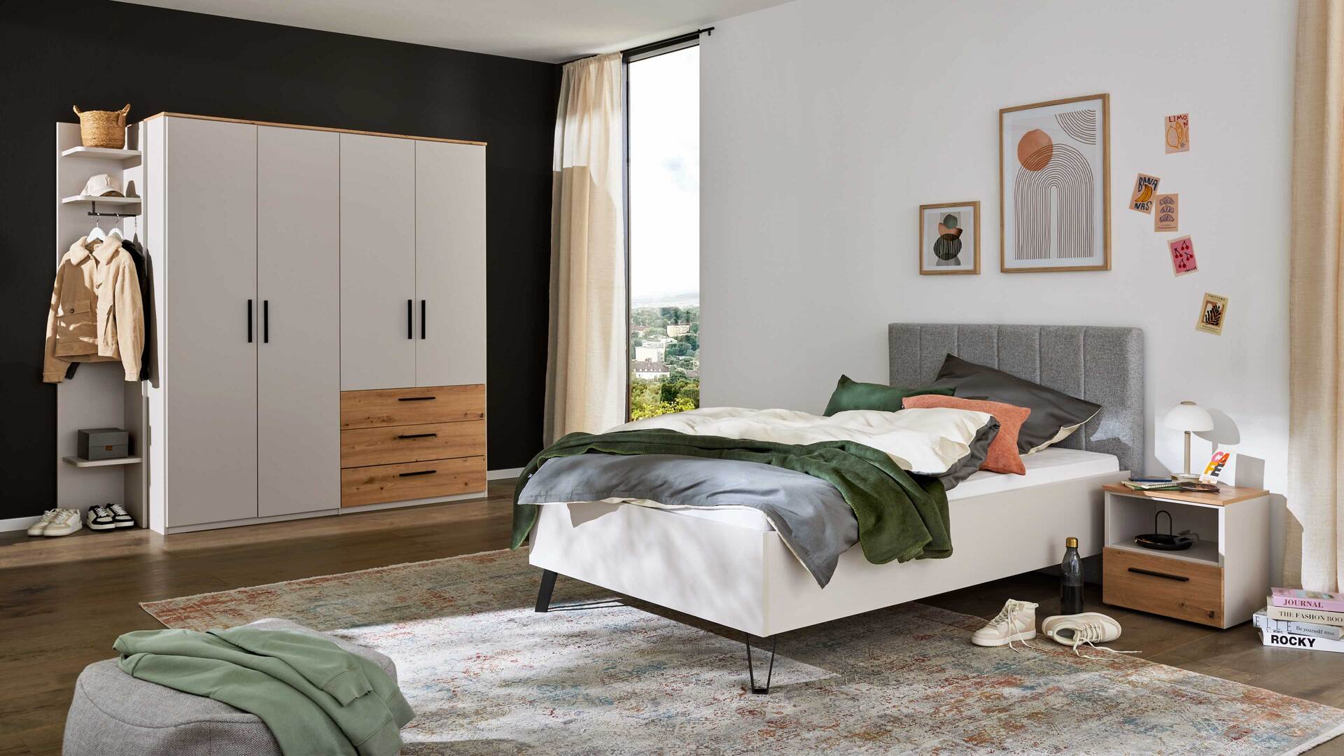 Interliving Jugendzimmer Serie 1702 - Jugendzimmermöbel als komplettes Set