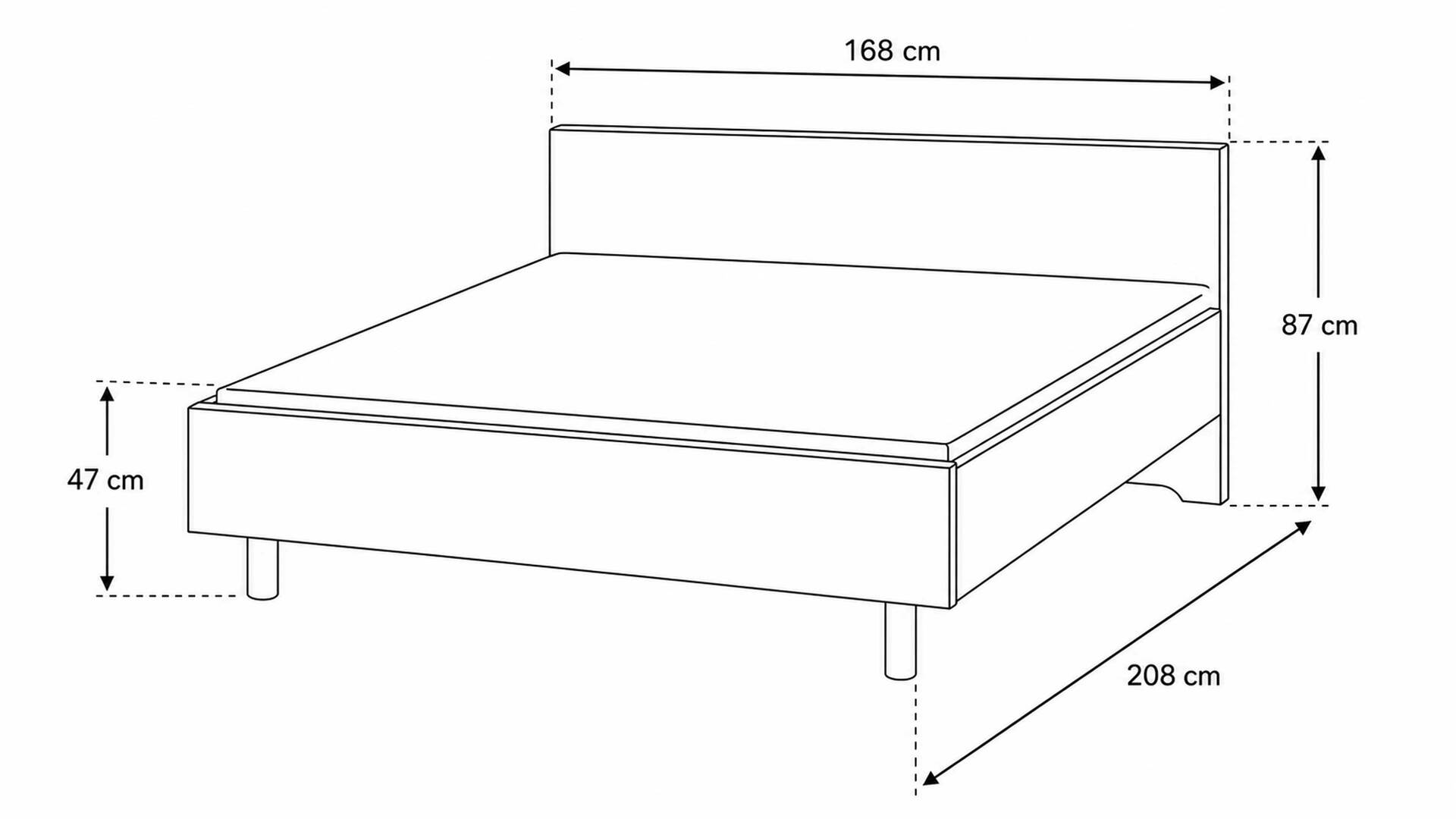Interliving Schlafzimmer Serie 1015 – Komplettzimmer mit Mattglasfronten