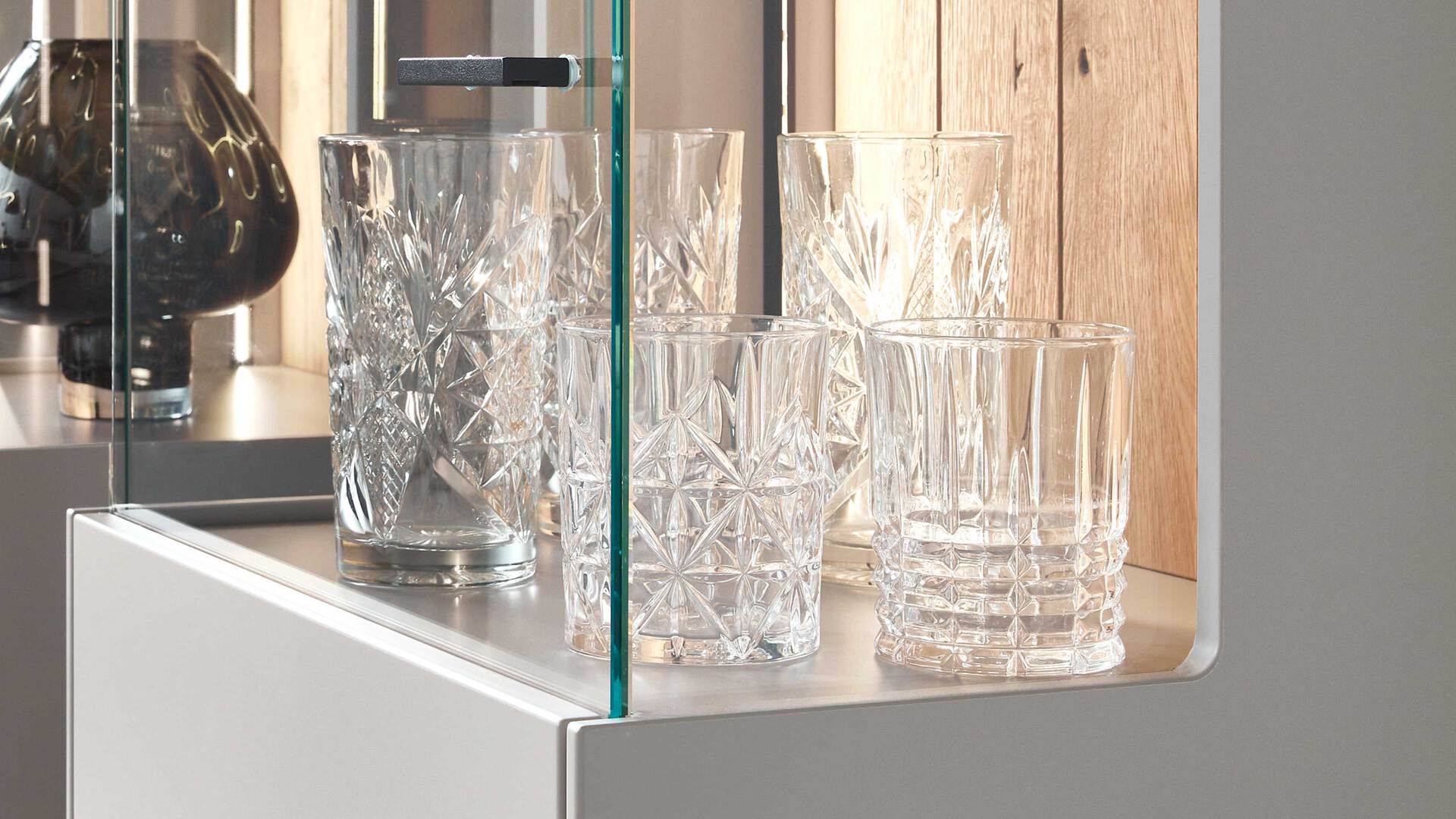 WÖSTMANN Wohnprogramm WM 2380 - Highboard-Vitrine