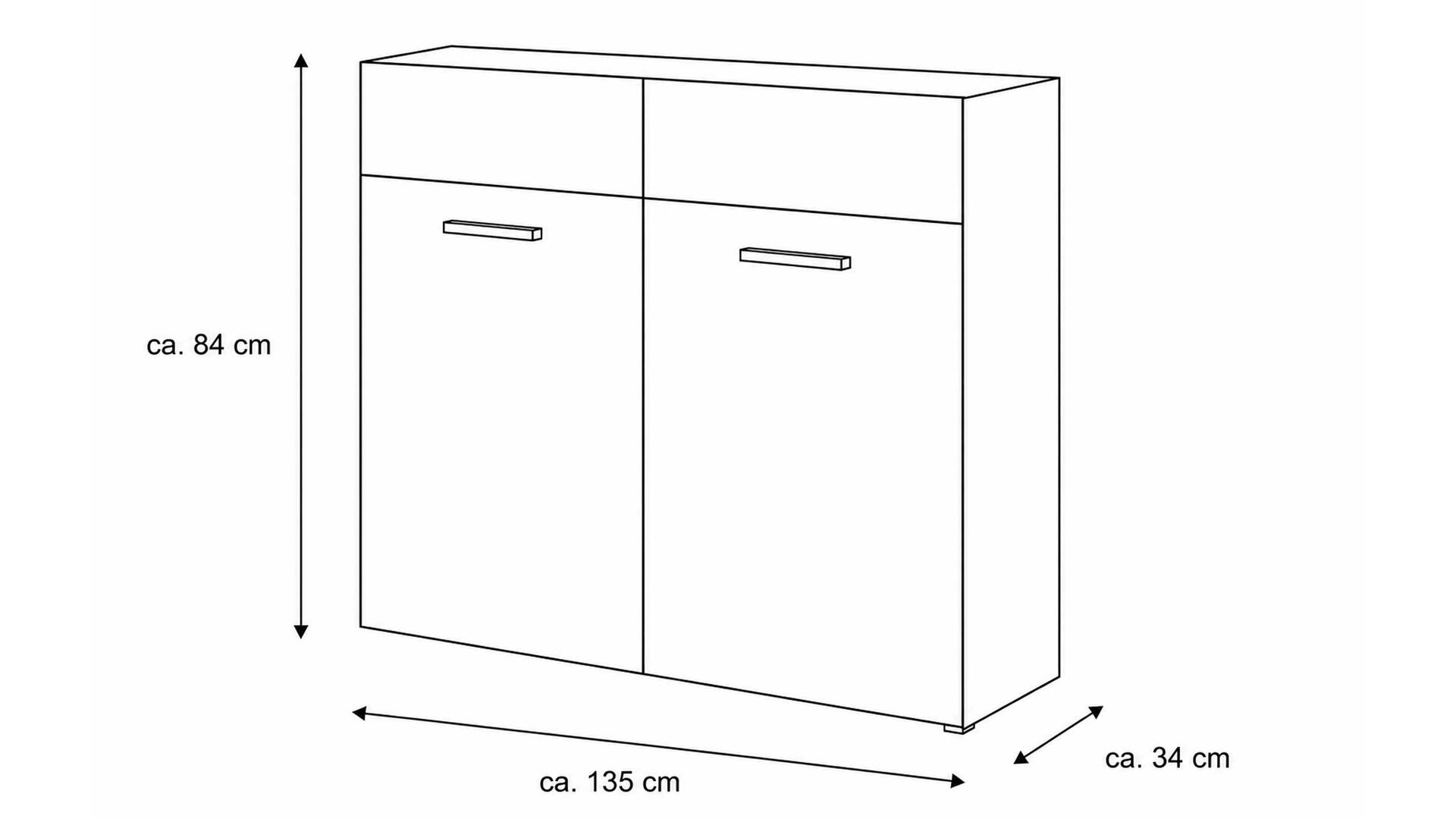 Interliving Garderoben Serie 6013 - Schuhschrank