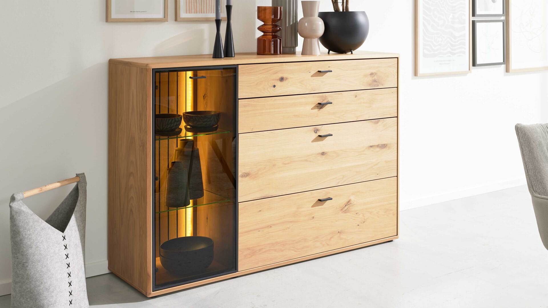 Interliving Wohnzimmer Serie 2024 - Sideboard