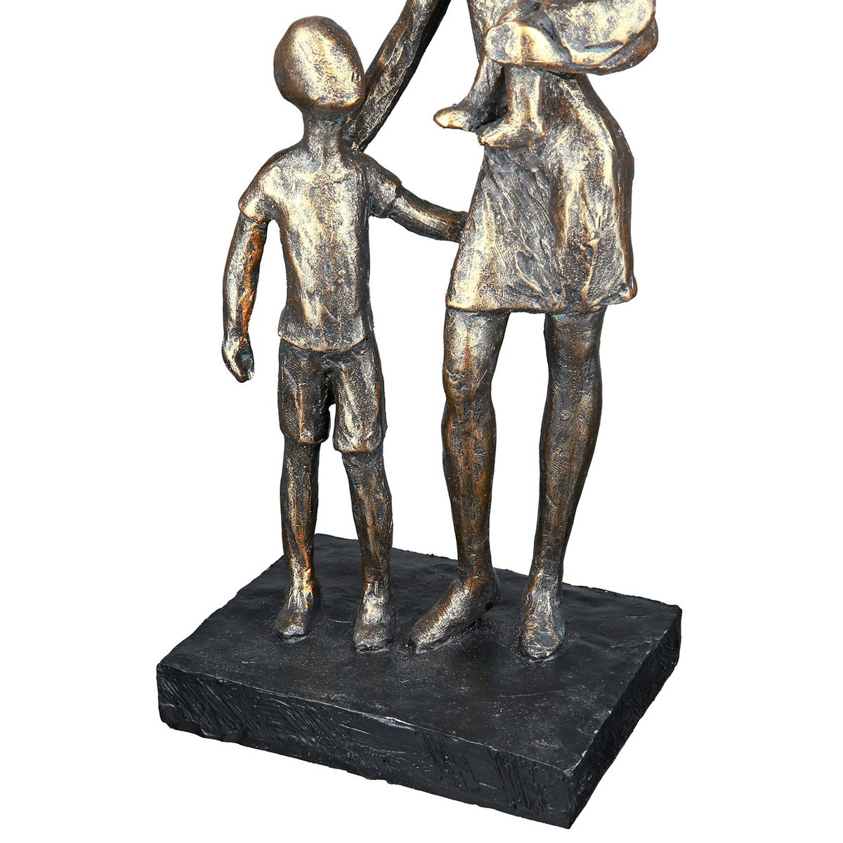 Poly Skulptur "Mutter mit Kindern"