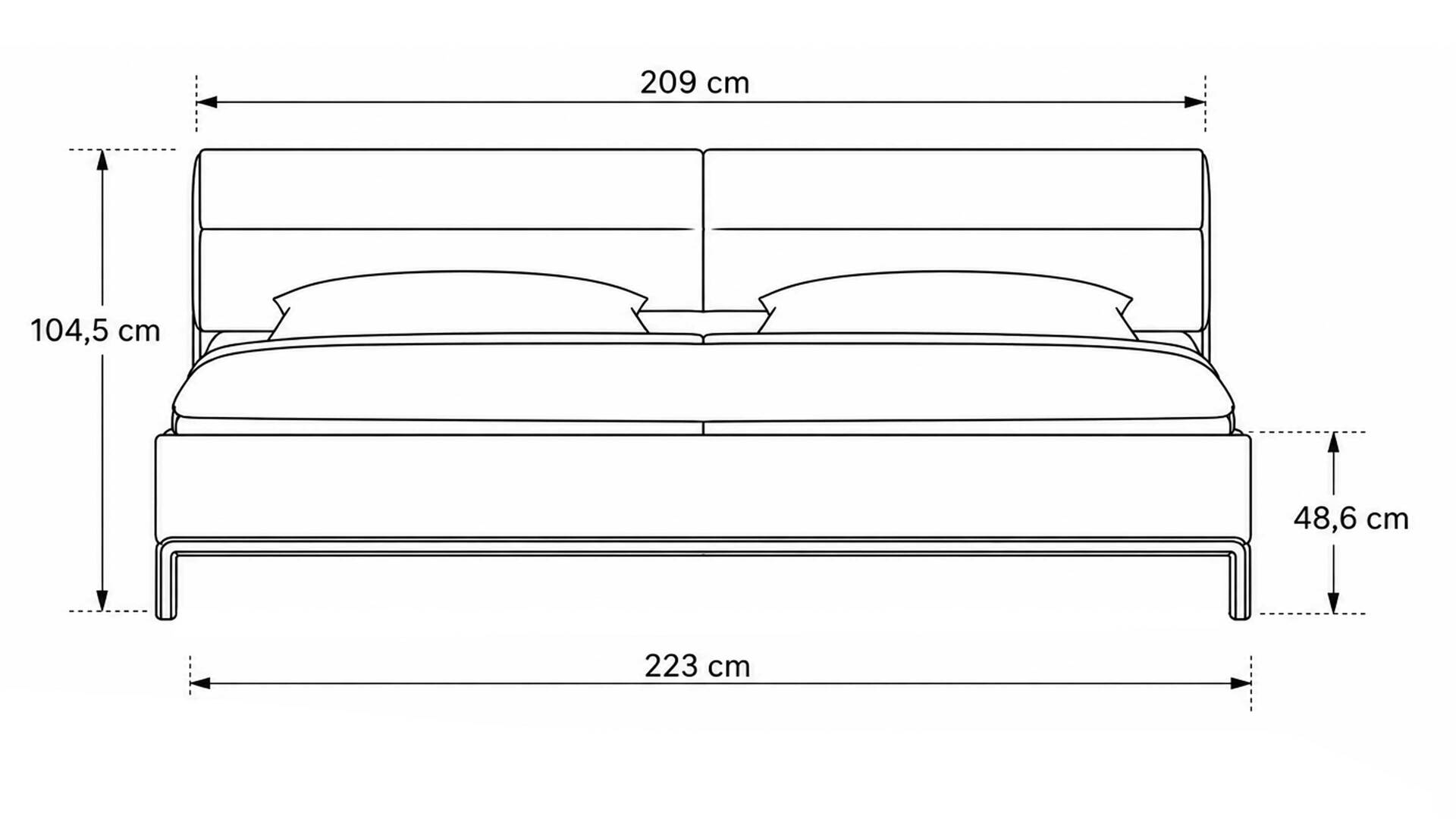 Interliving Schlafzimmer Serie 1023 – Bettgestell