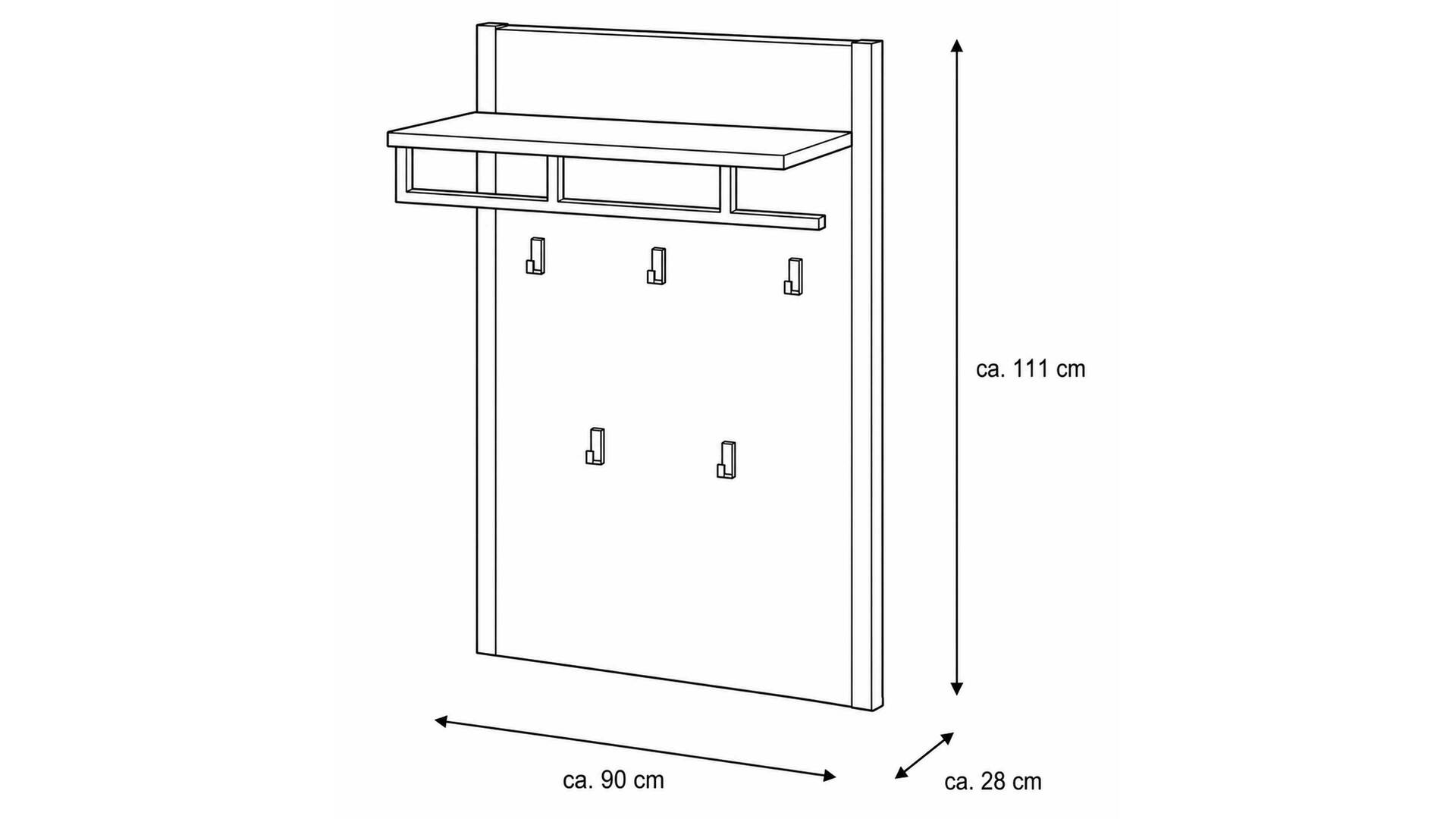 Interliving Garderoben Serie 6014 - Garderoben-Set