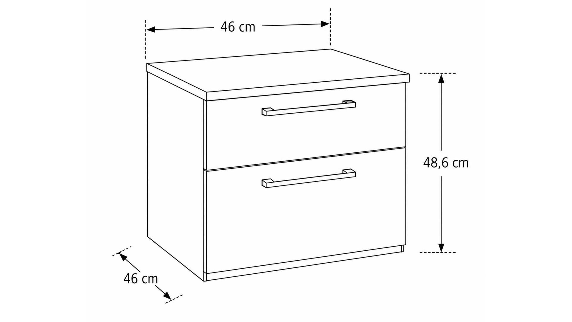 Interliving Schlafzimmer Serie 1024 – Nachtkommode