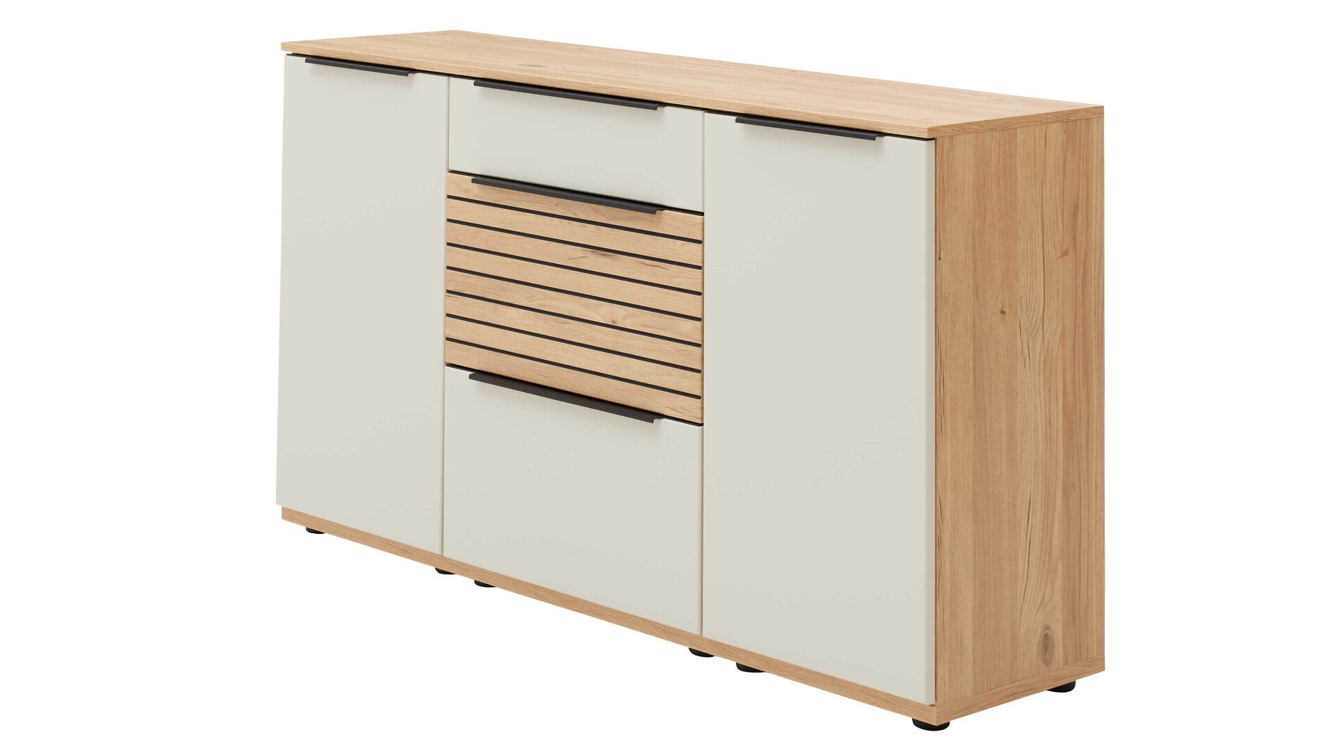 Interliving Wohnzimmer Serie 2032 - Sideboard mit Regalkombination