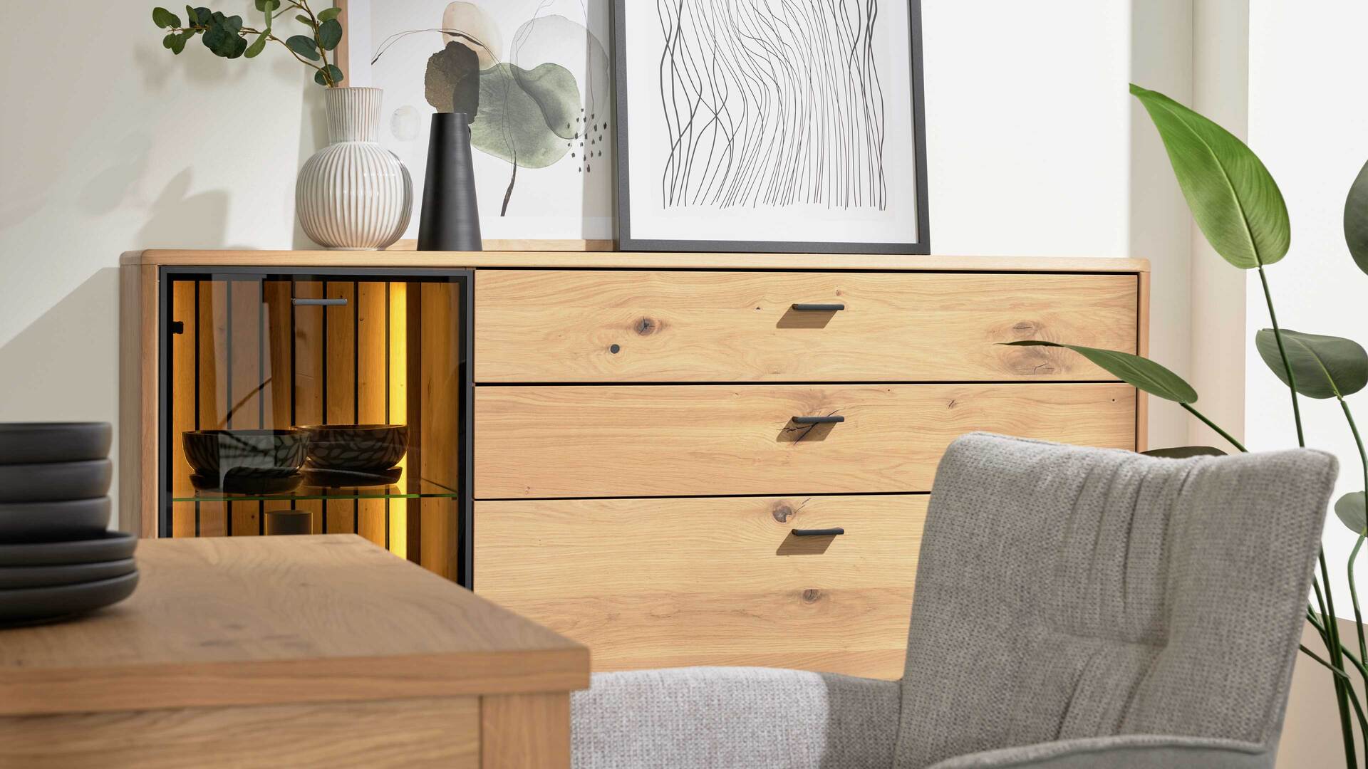 Interliving Wohnzimmer Serie 2024 - Sideboard