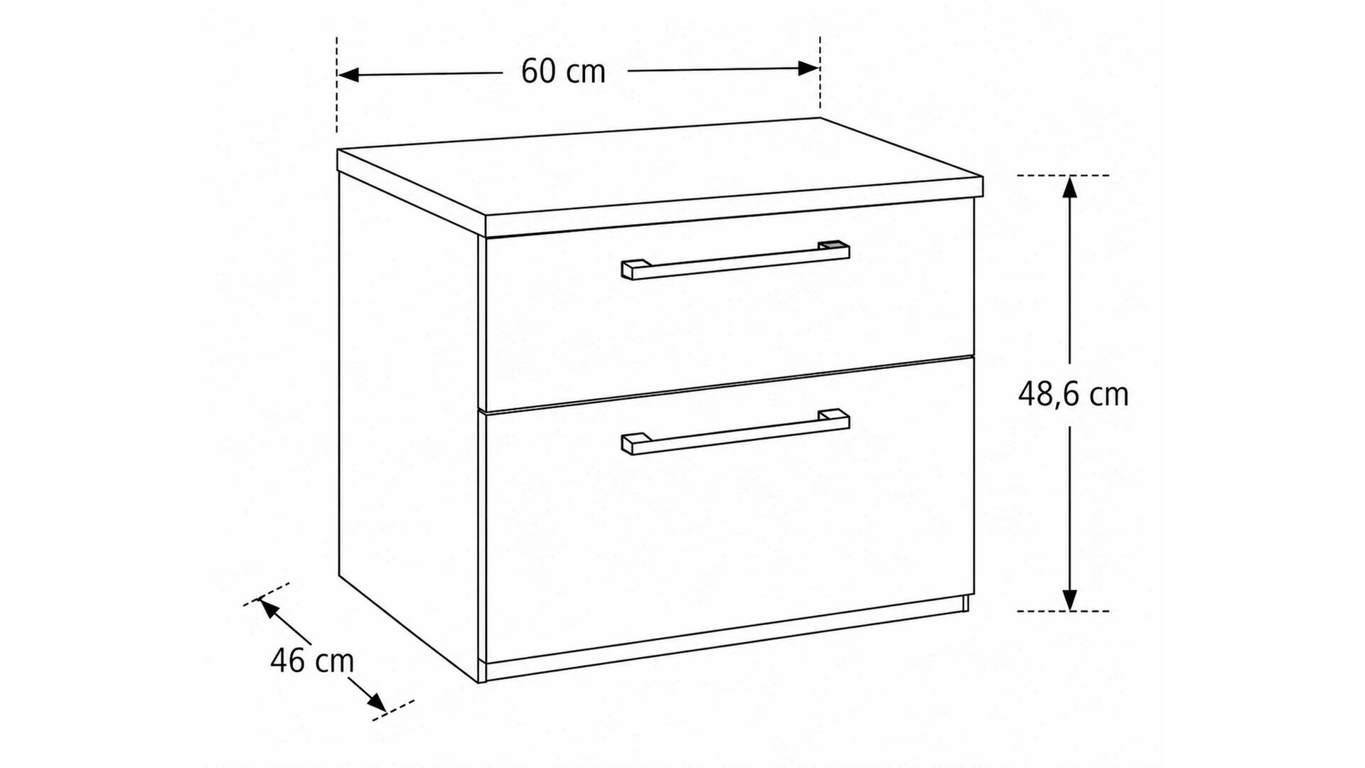 Interliving Kleiderschrank Serie 1207 – Nachtkommode
