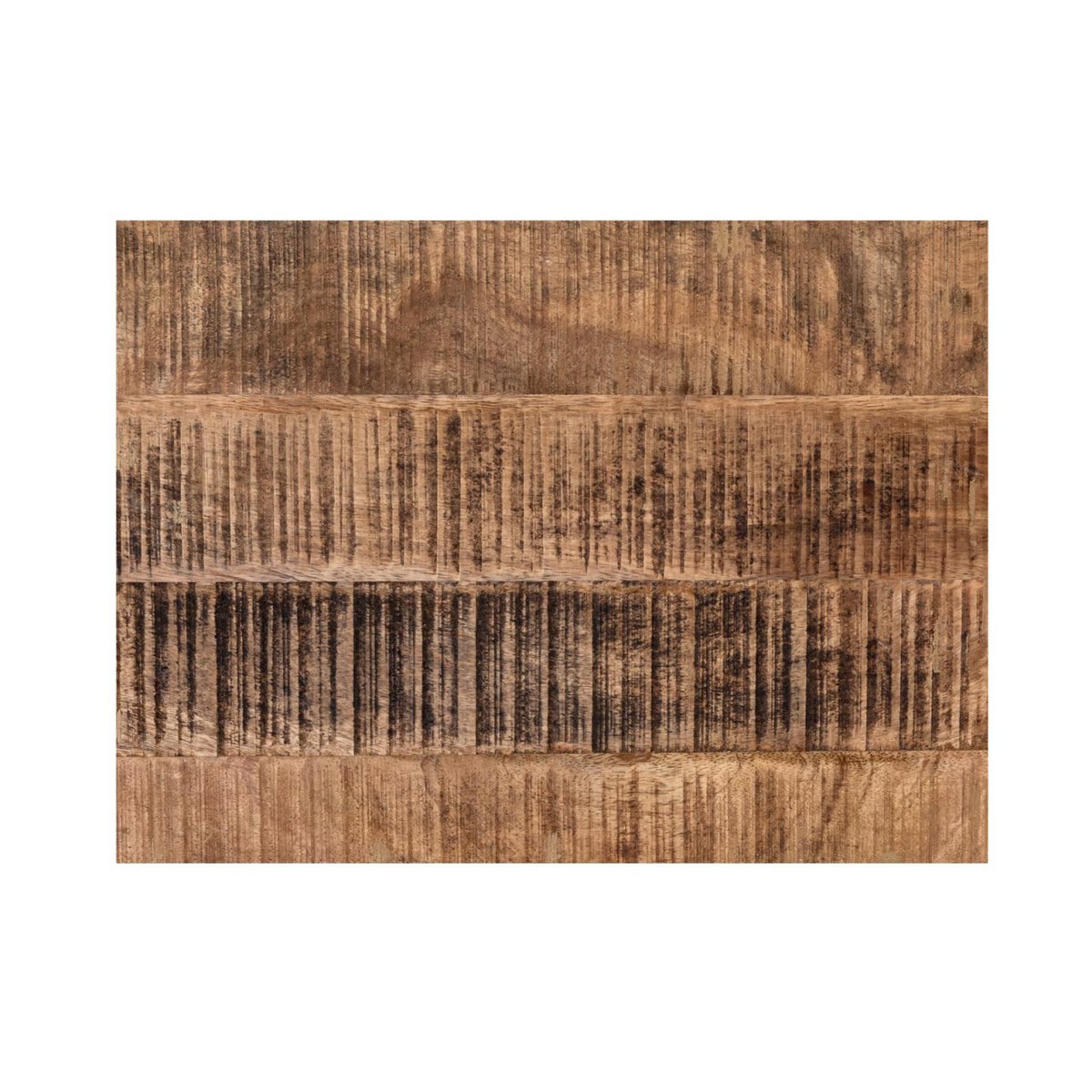 Beistelltisch Holz S Form 42x50x31cm Sofatisch Sissi Blumensäule nachhaltig Mango Altholz