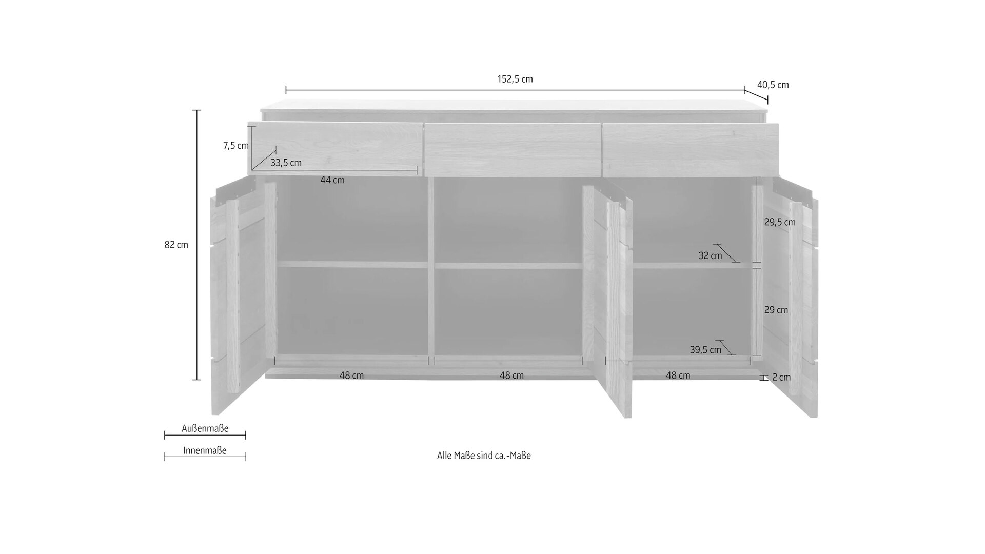 Wohnprogramm Araya - Sideboard