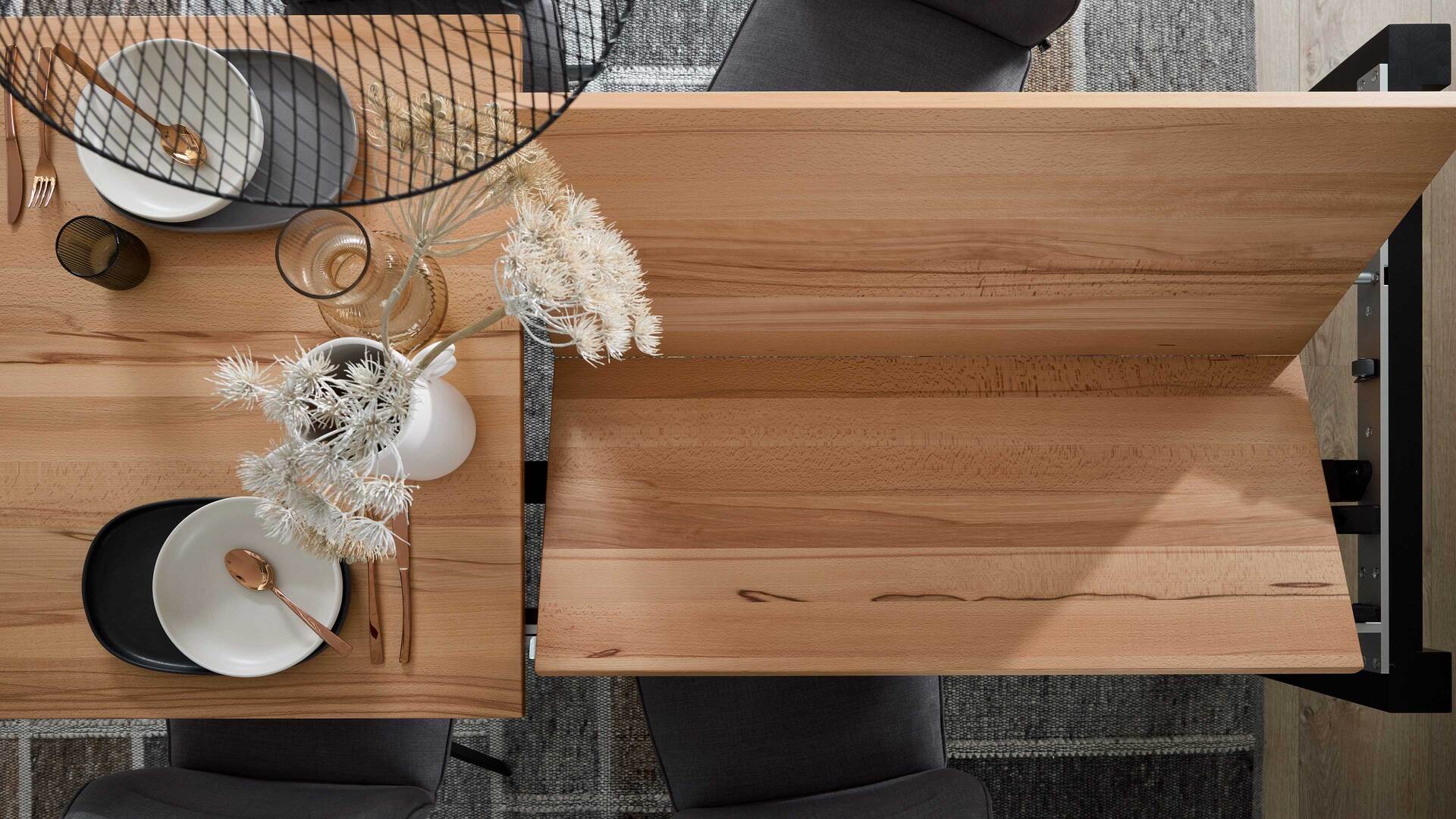 Interliving Esszimmer Serie 5102 – Auszugtisch