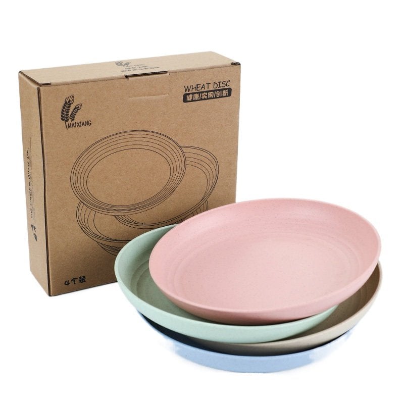 green-goose Biobasiertes Geschirrset – 12-teilig