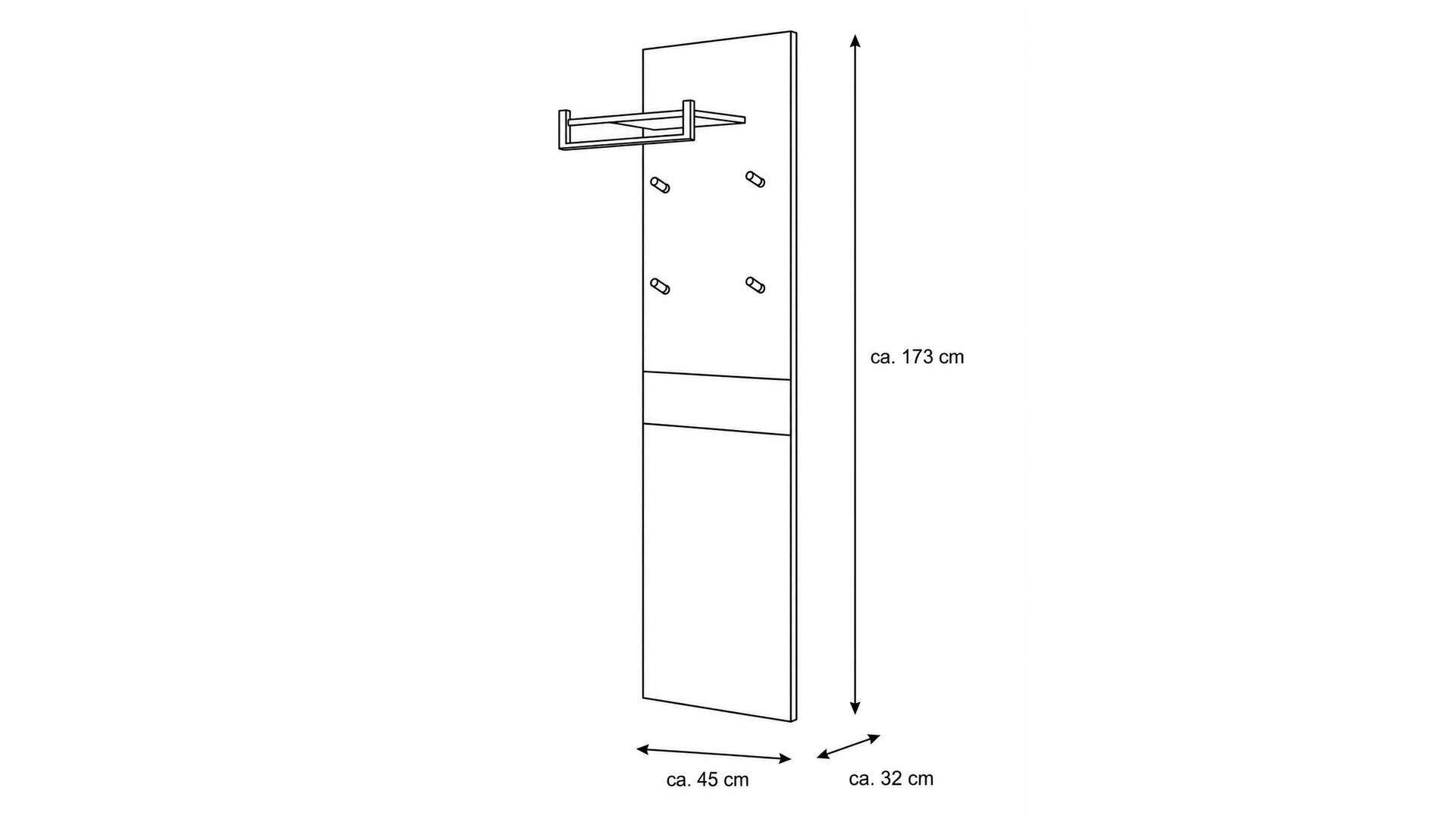Interliving Garderoben Serie 6013 - GarderobenSet