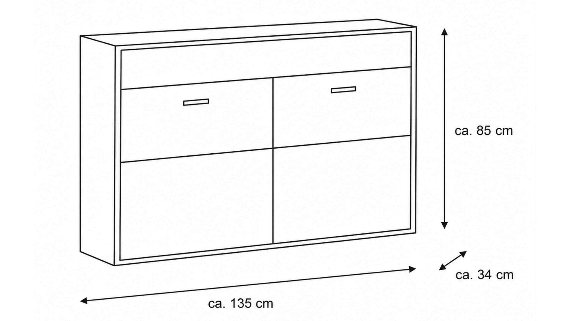 Interliving Garderoben Serie 6014 - Garderobenkombination