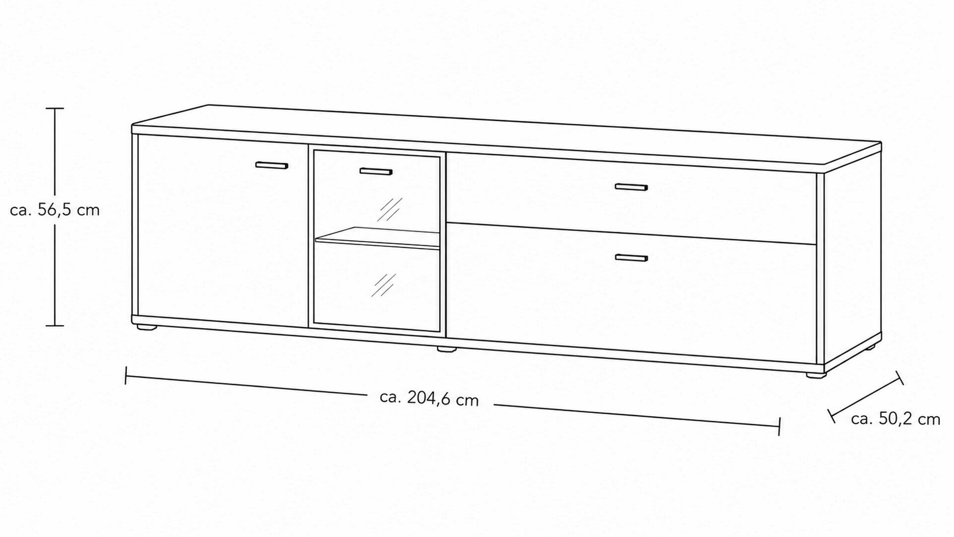 Interliving Wohnzimmer Serie 2024 - Wohnwand