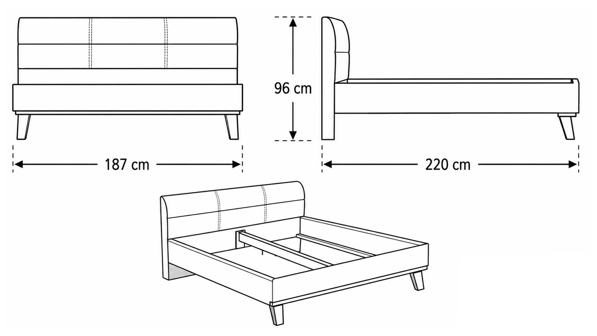 Interliving Schlafzimmer Serie 1032 – Komplettzimmer