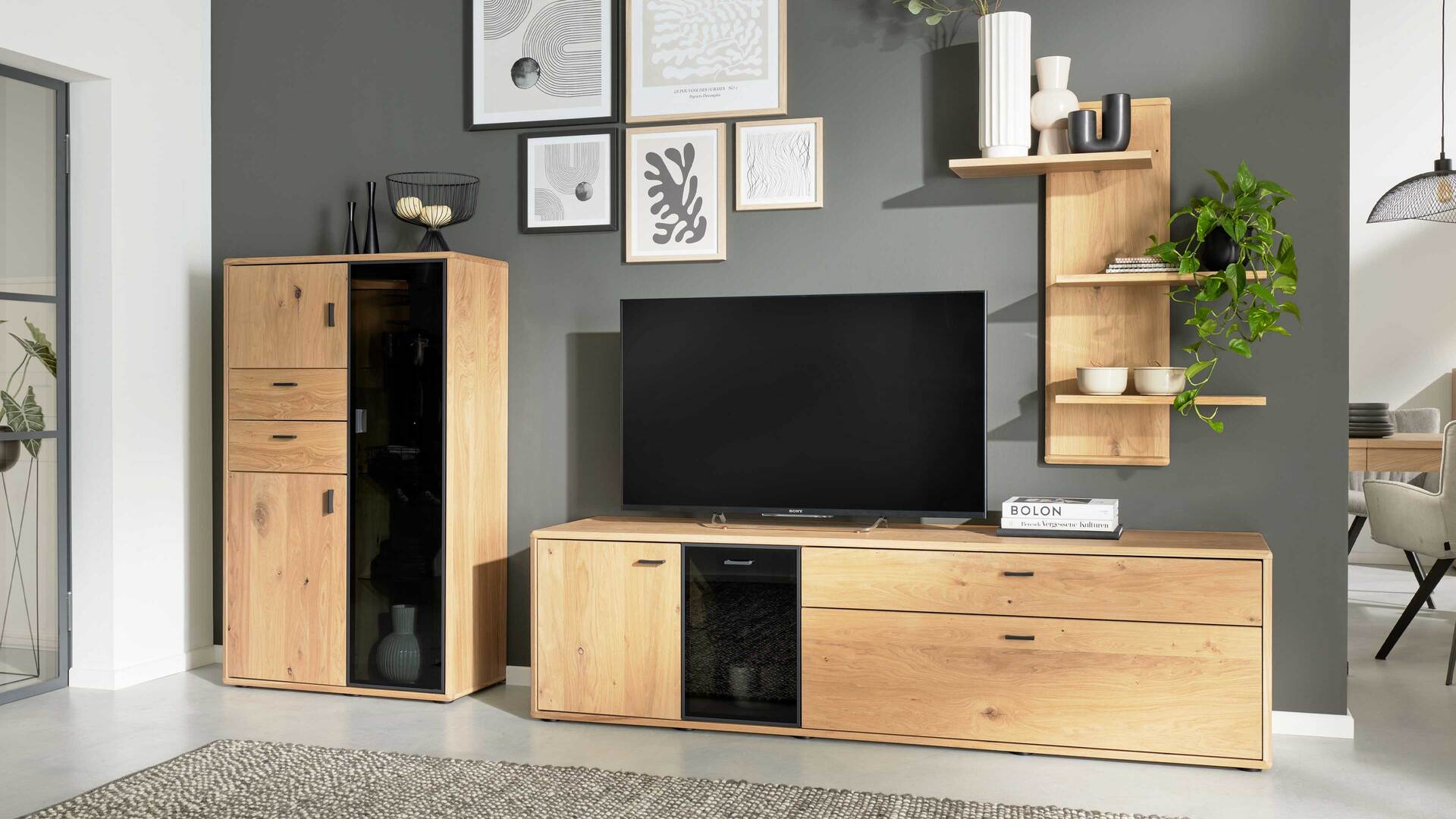 Interliving Wohnzimmer Serie 2024 - Wohnwand