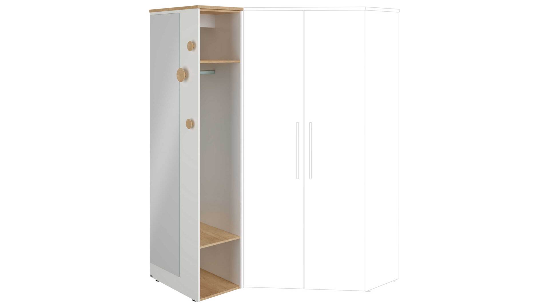 PAIDI Babyzimmerprogramm Oscar - Garderobe
