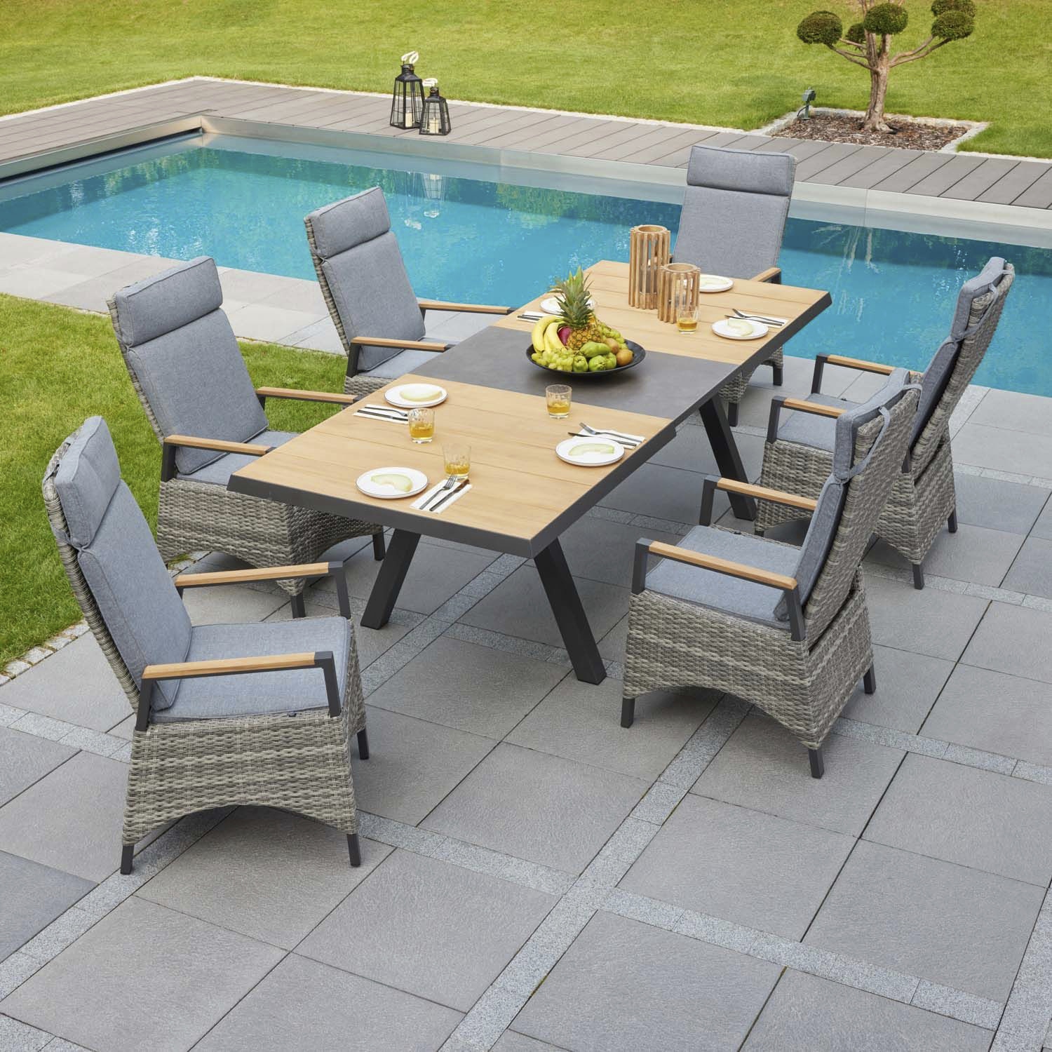Wholesaler Ausziehtisch Kumasi -  160-210x75x100 cm (B/H/T)