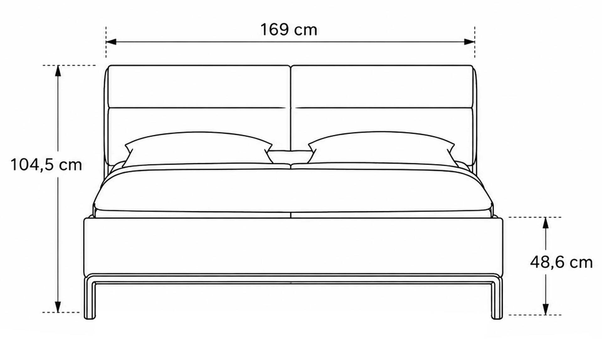 Interliving Schlafzimmer Serie 1023 – Bettgestell