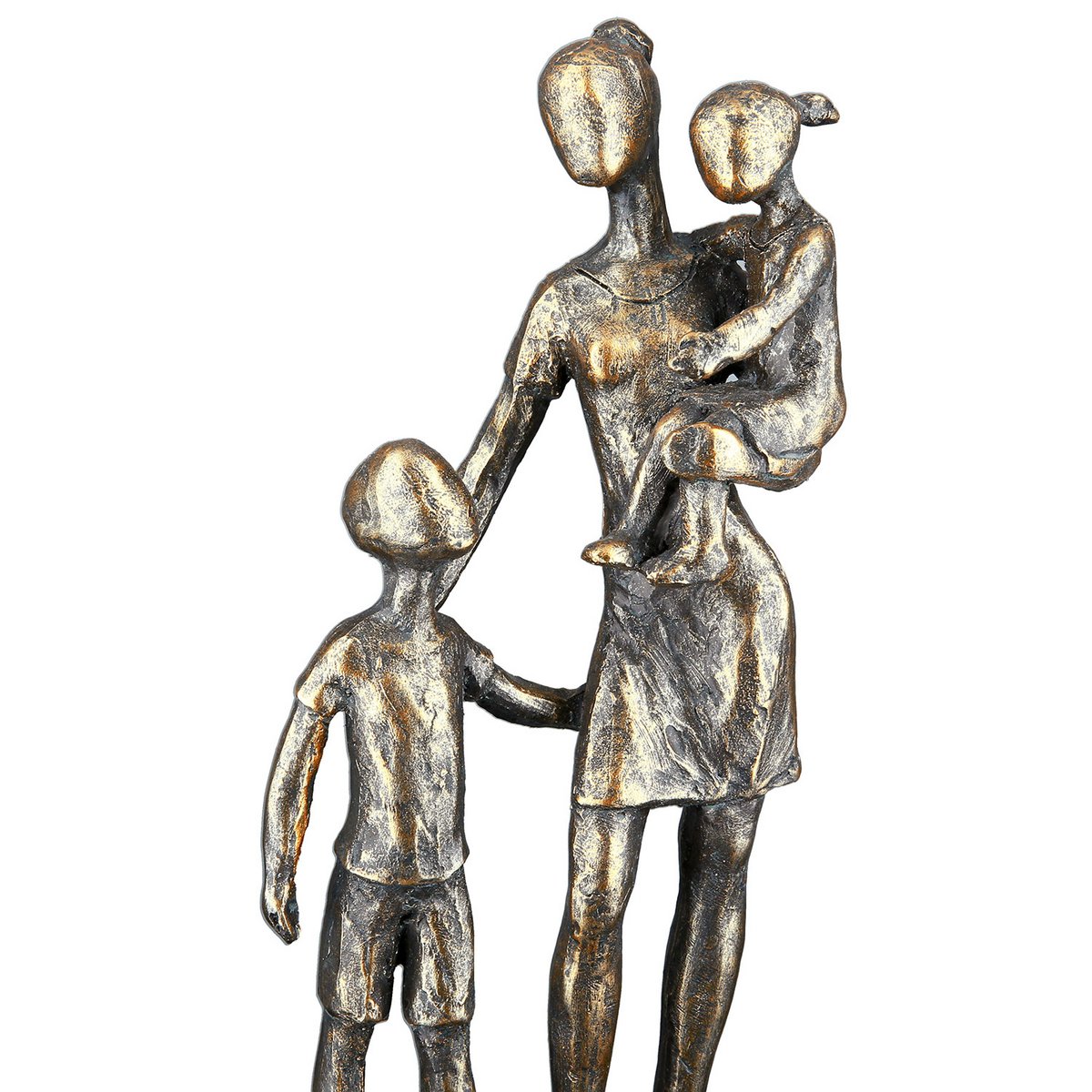 Poly Skulptur "Mutter mit Kindern"