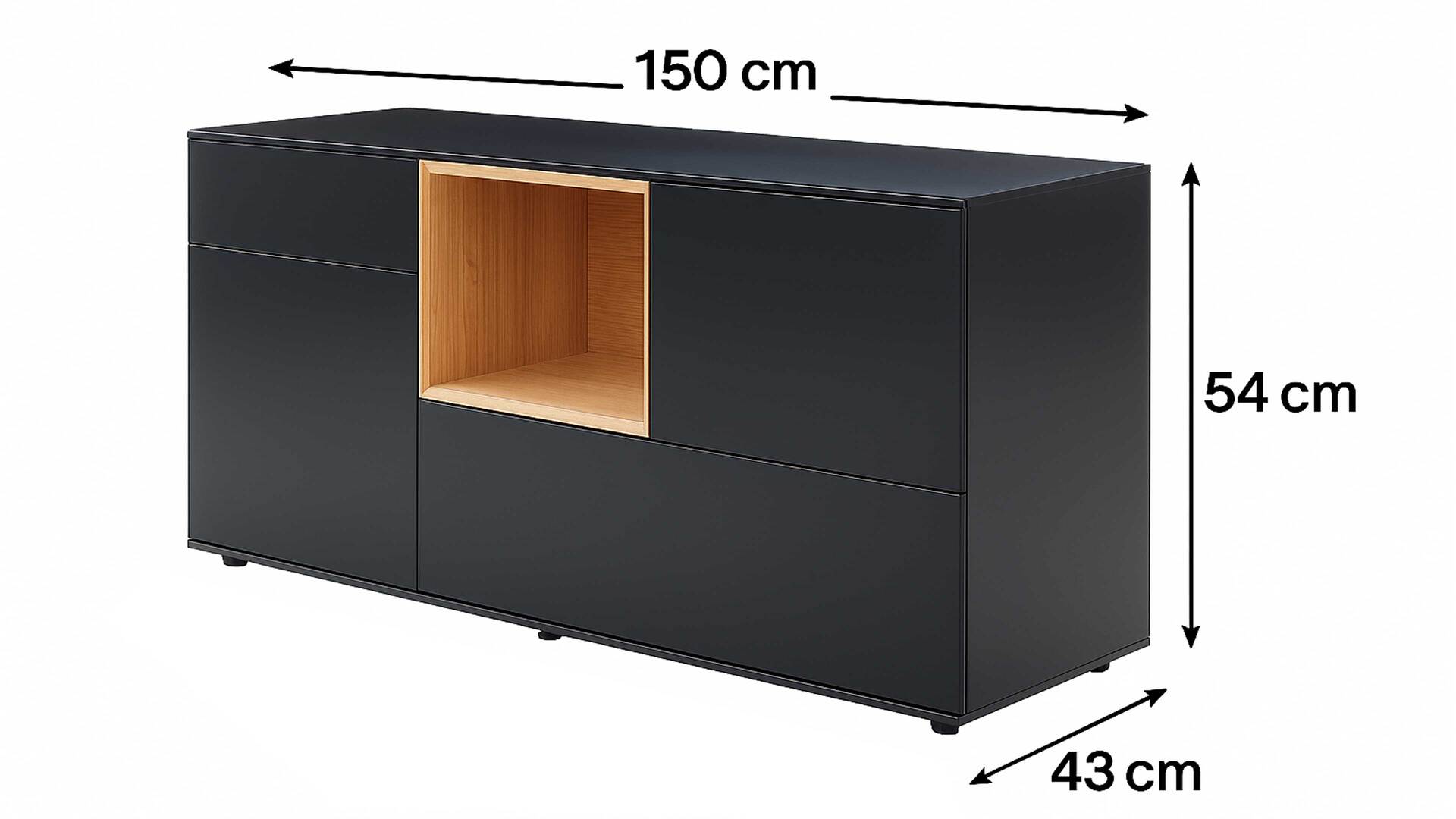 Interliving Wohnzimmer Serie 2034 - Sideboard