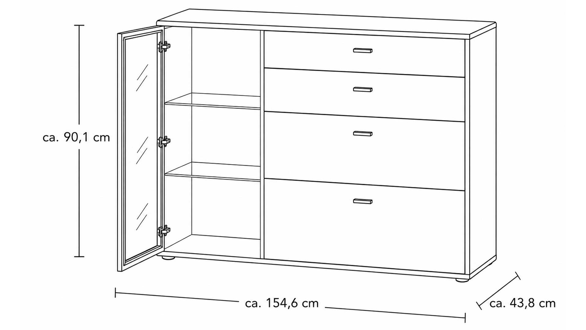 Interliving Wohnzimmer Serie 2024 - Sideboard