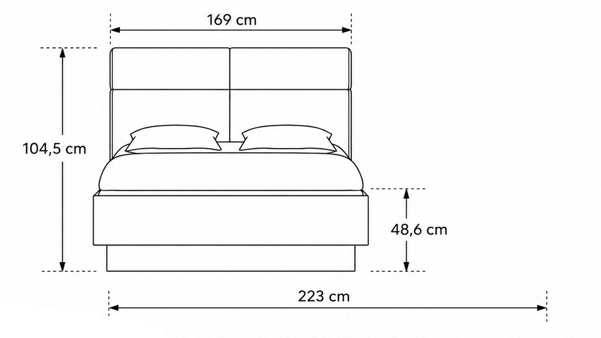 Interliving Schlafzimmer Serie 1023 – Bettgestell