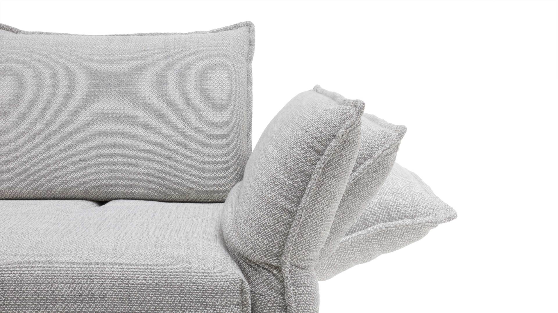 W.SCHILLIG Leder-Ecksofa Bonnie – Armlehnverstellung