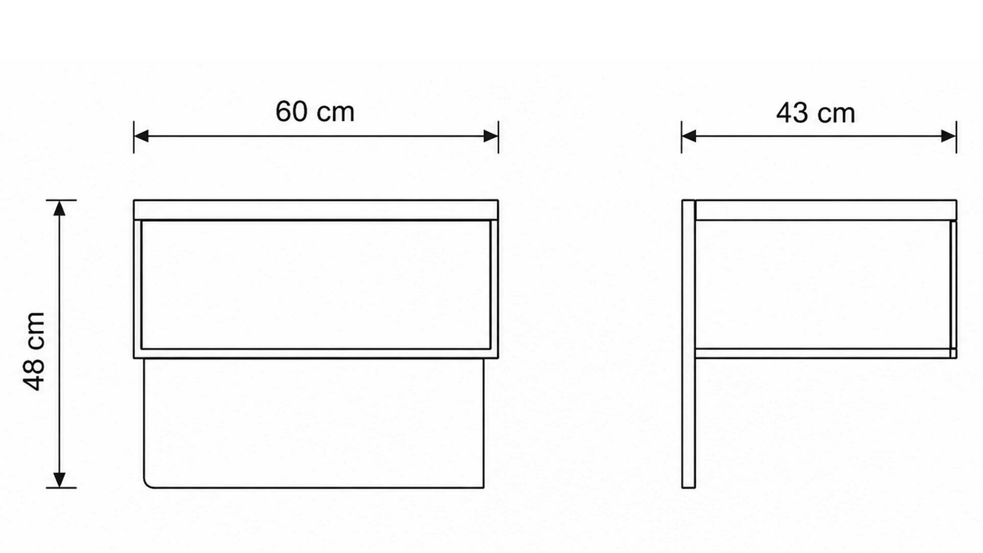 Interliving Schlafzimmer Serie 1027 – Nachtkonsolen-Set